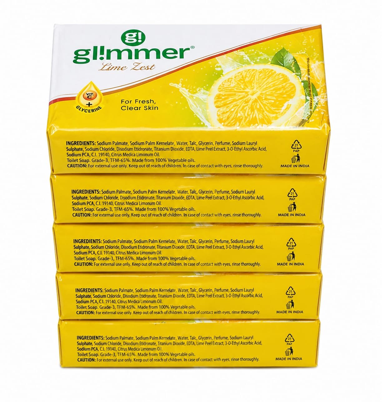 glimmer lime soap