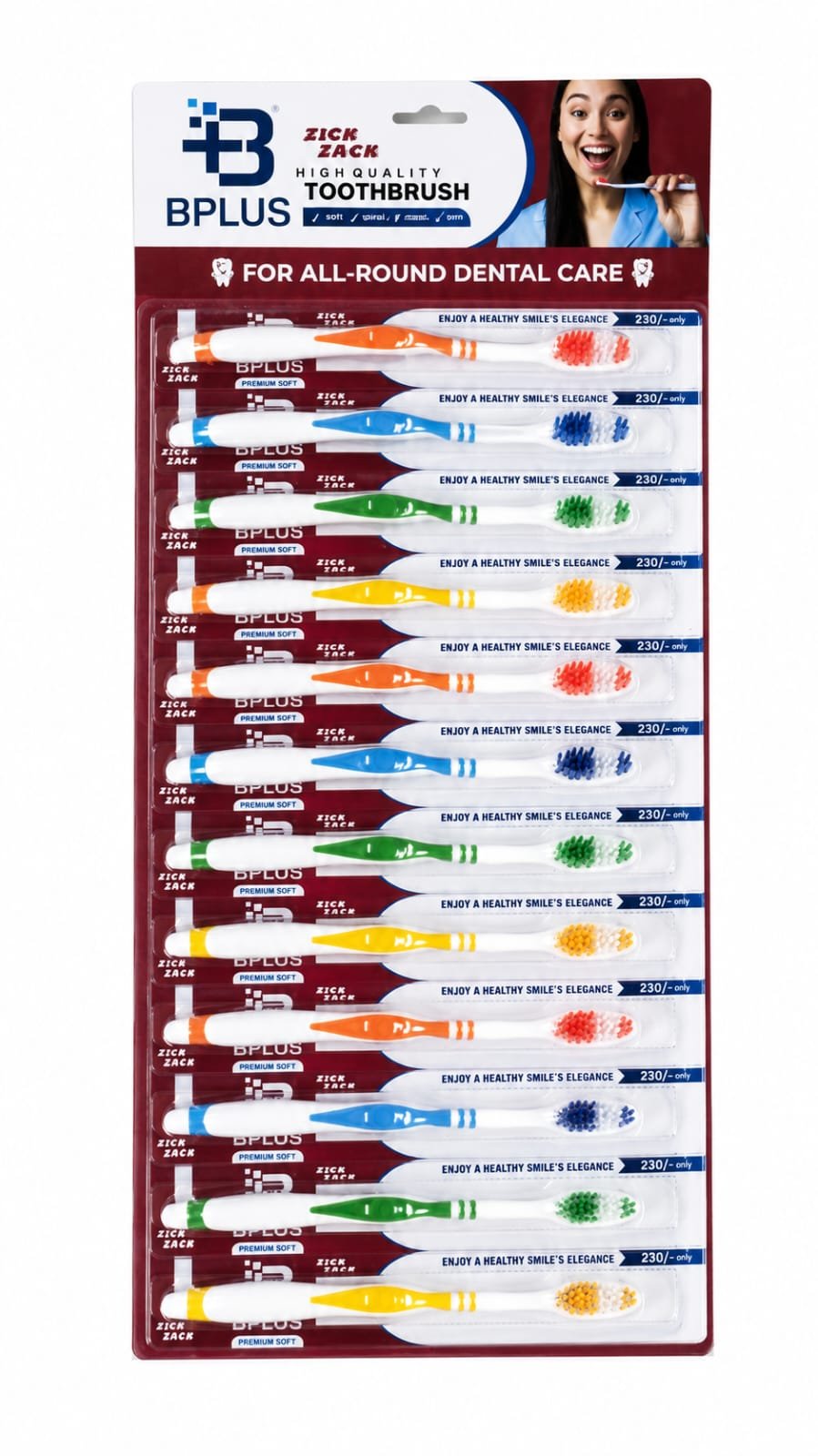 Bplus Zigzag Soft Toothbrush
