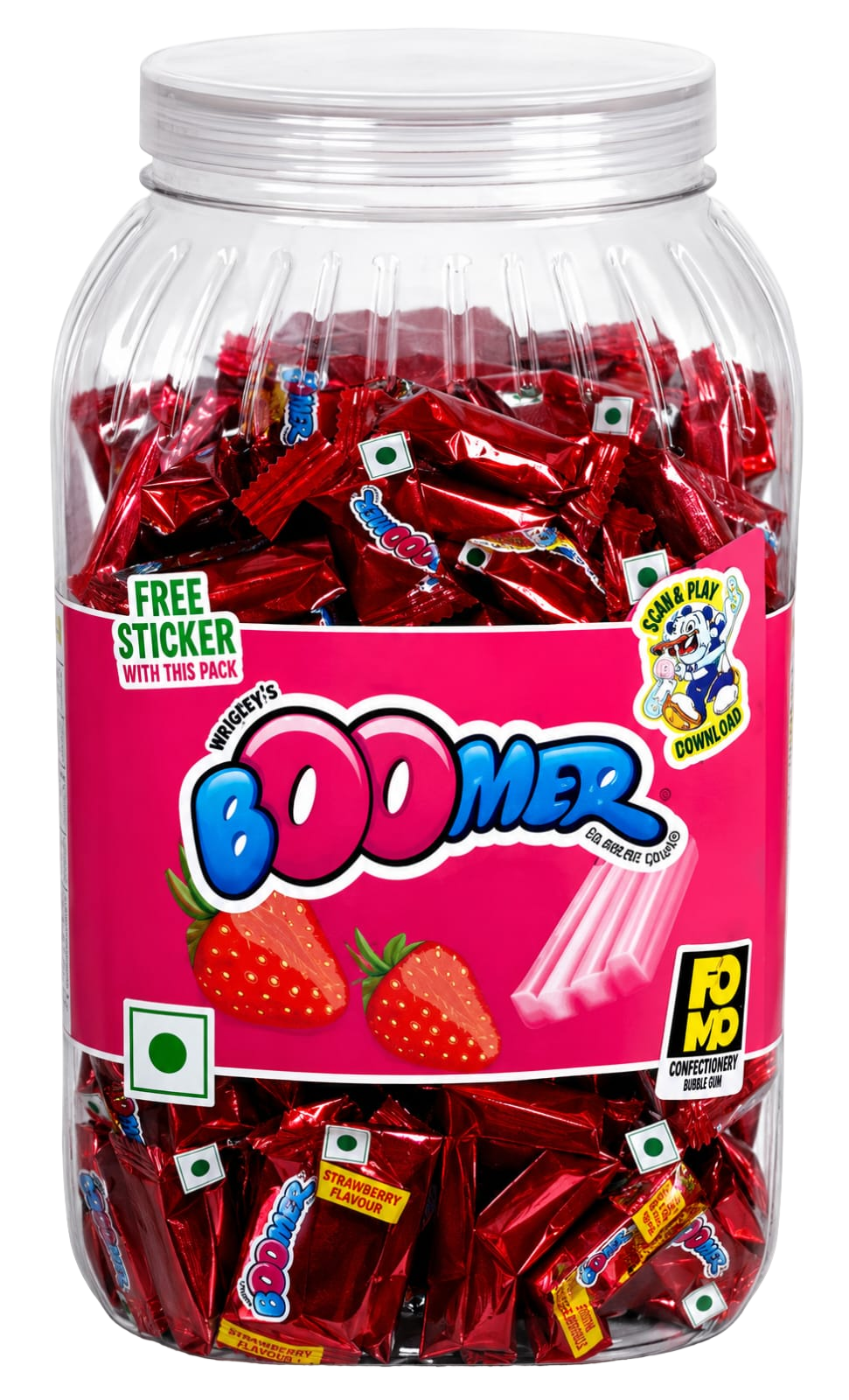 Boomer Chewingum Jar 180/-