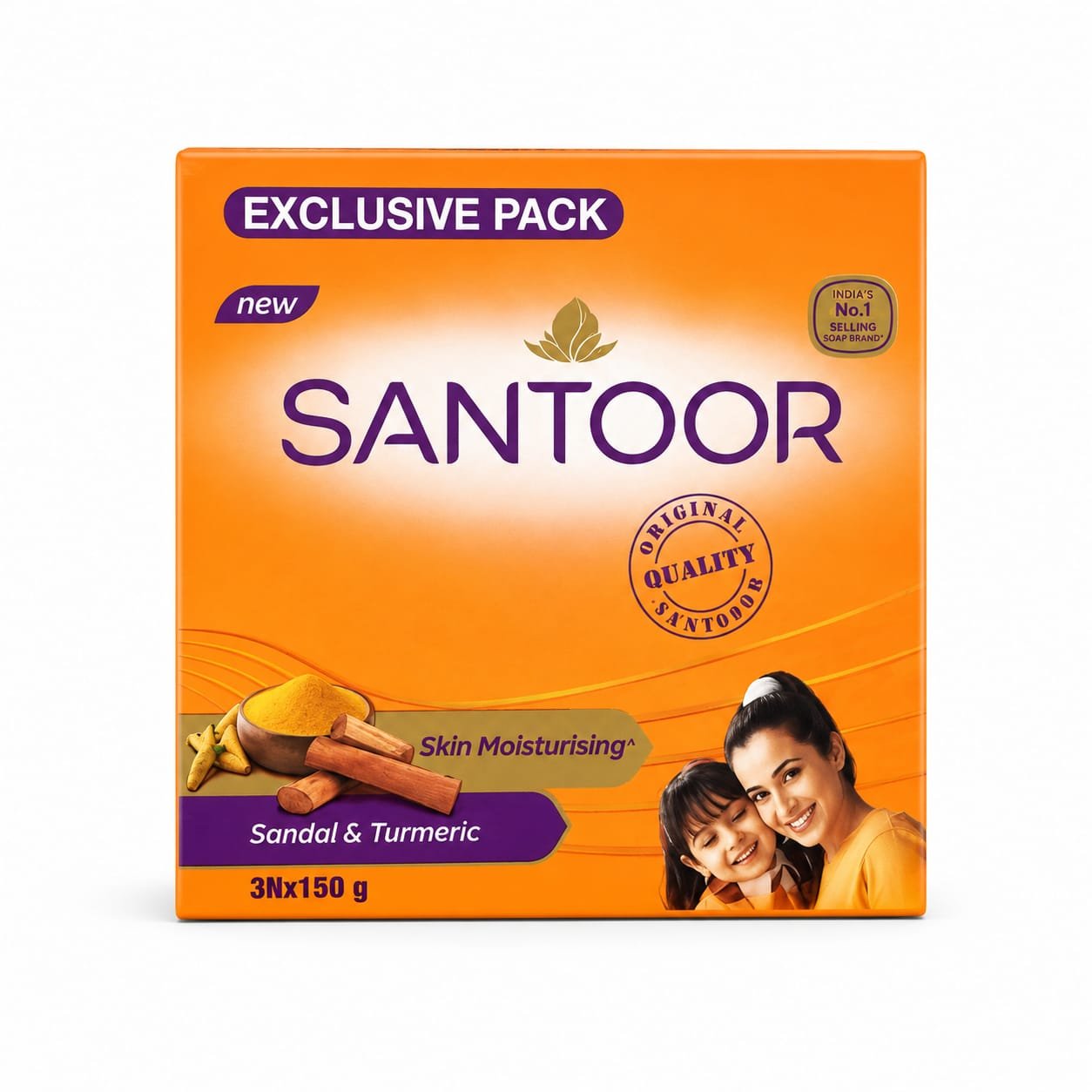 Santoor Soap 3*150Gm 180/-