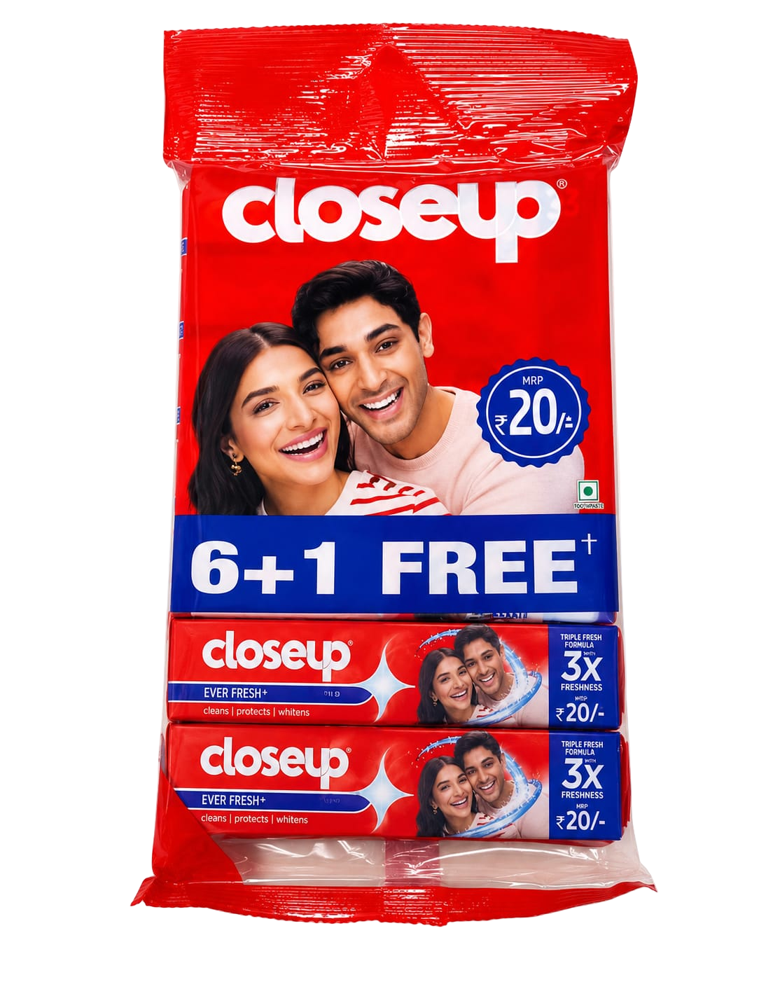 Closeup  Red  Gel Toothpaste 6+1 20/-