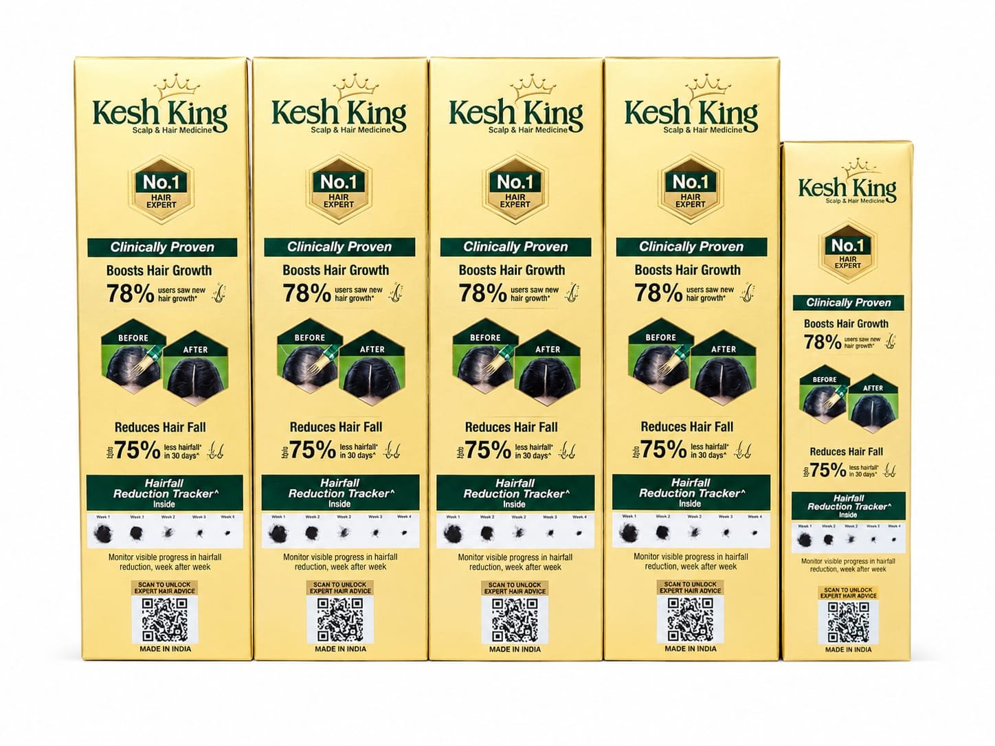 Keshking Gold Ayurvedic Oil 1Bunch  374/-