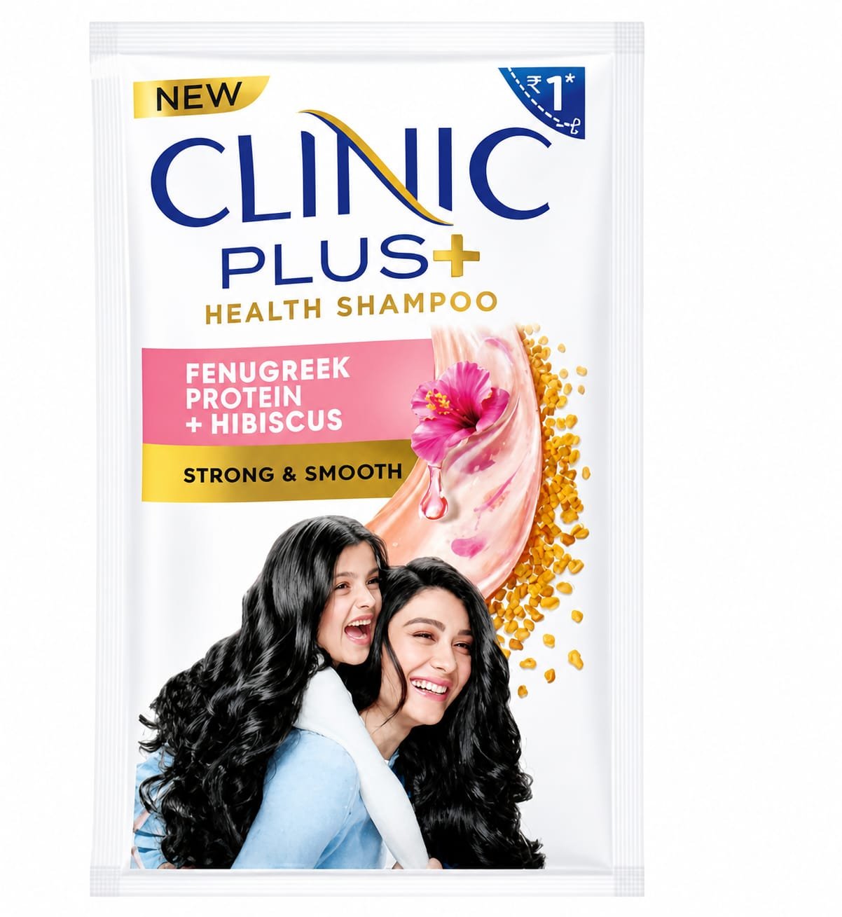 Clinic plus fenugreek protein shampoo pouch 16pc