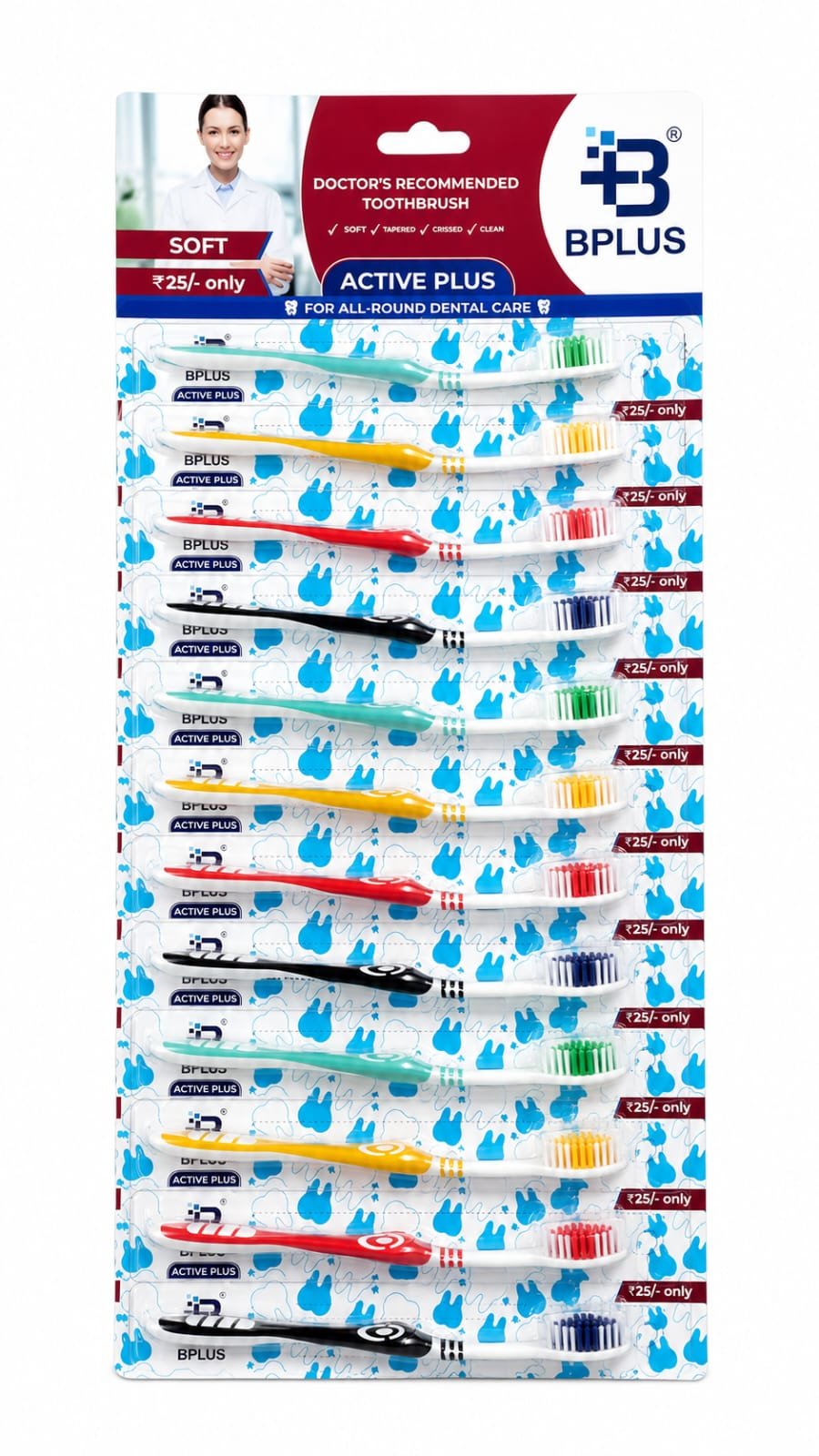 Bplus Active Plus Soft Toothbrush
