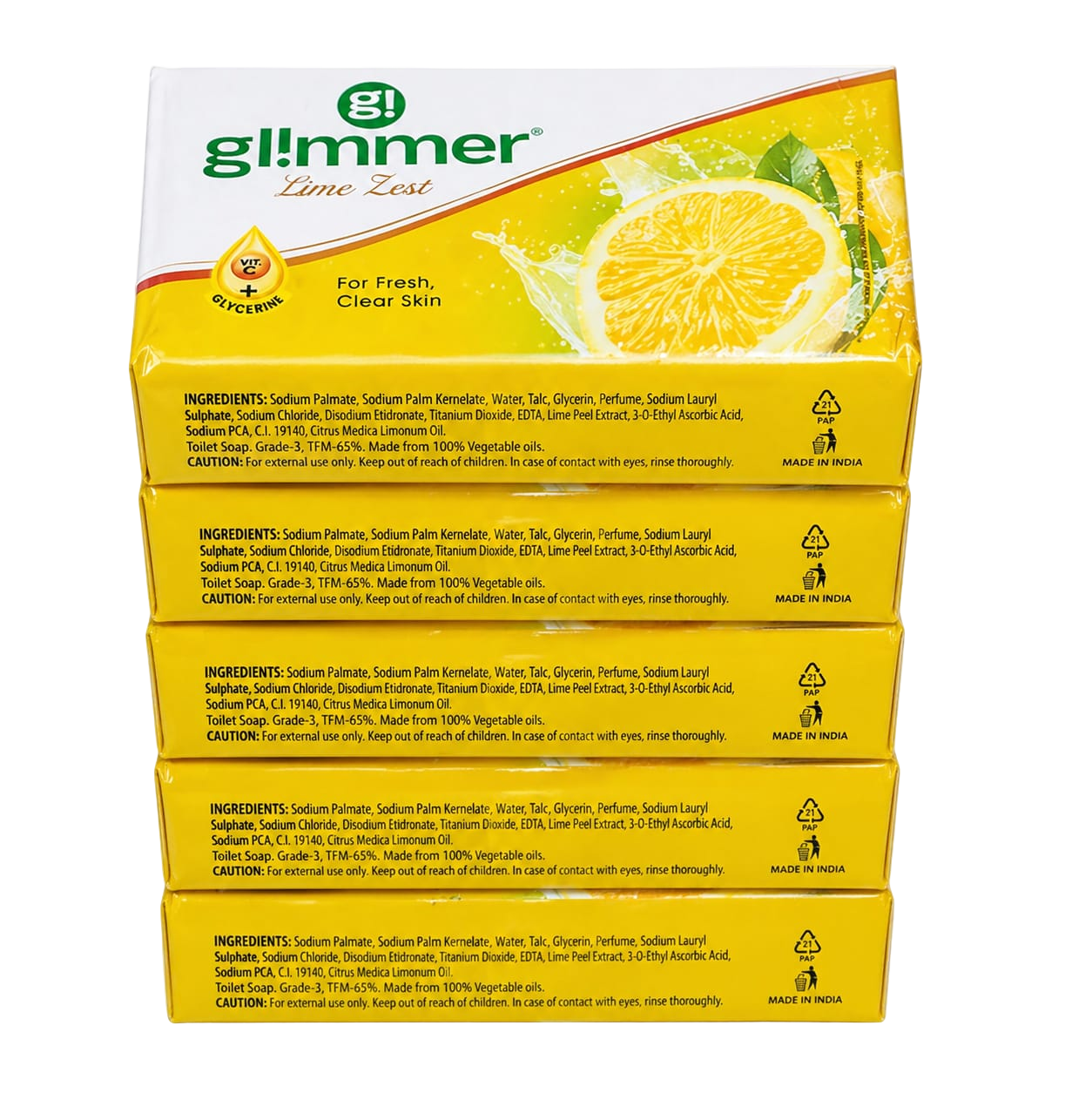 glimmer lime soap