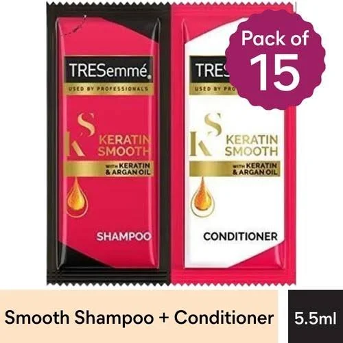 Tresemme Keratin Smooth Shampoo + Conditioner Pouch