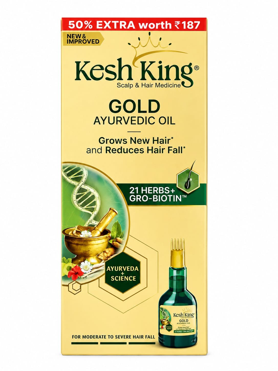 Keshking Gold Ayurvedic Oil 374/-