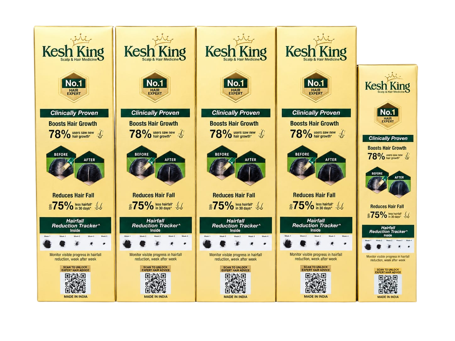 Keshking Gold Ayurvedic Oil 1Bunch  374/-