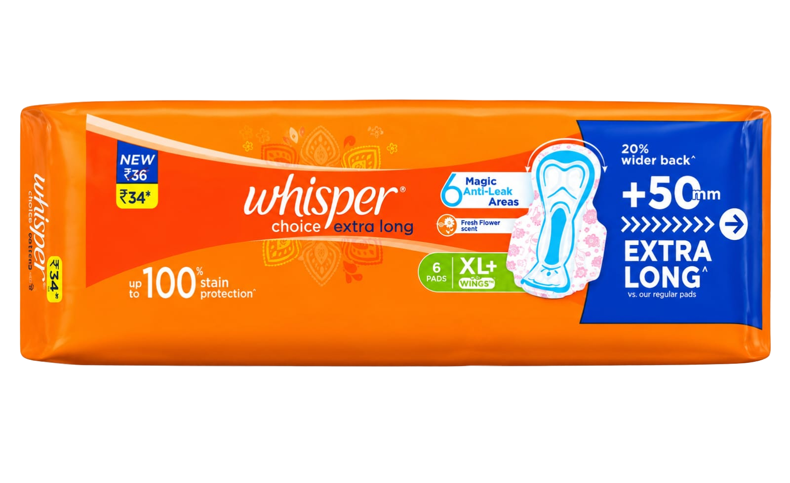 Whisper Choice Extra Long Xl+