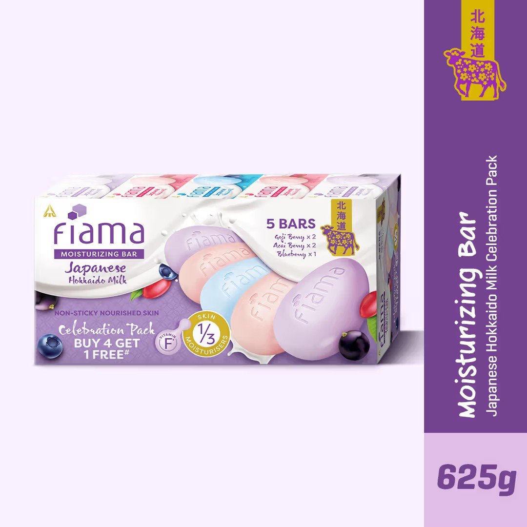 Fiama Japanise Milk Celebration Pack 5Pc - pc