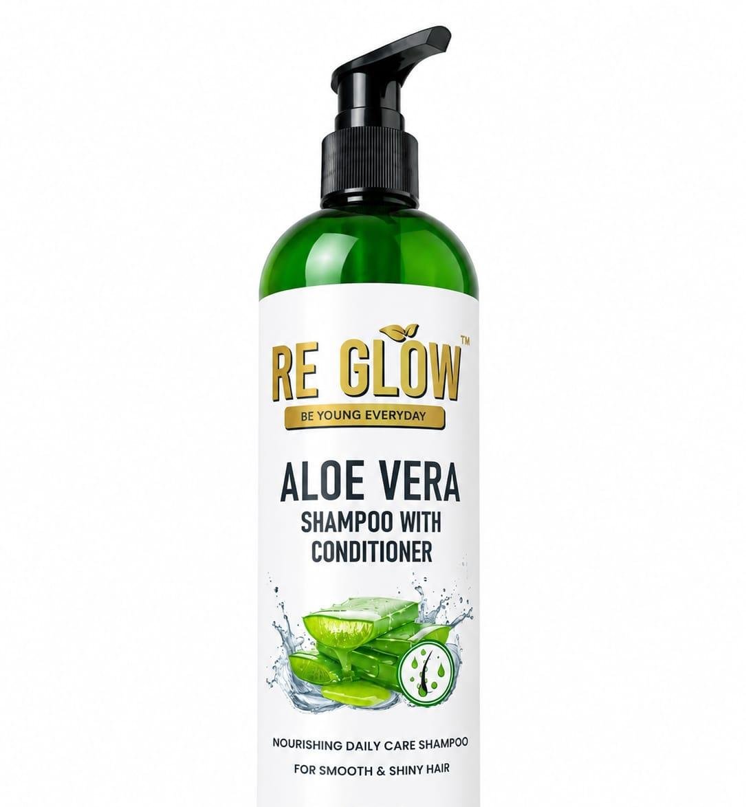 Re Glow Aloe Vera Shampoo  1Ltr
