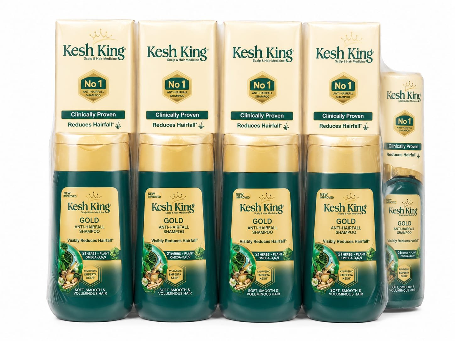 Keshking Gold Ayurvedic Oil 1Bunch  178/-