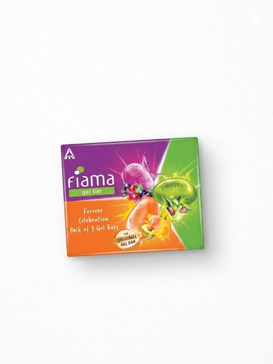 Fiama Celebration Gel Fresh Bathing Soap - Pack of 3