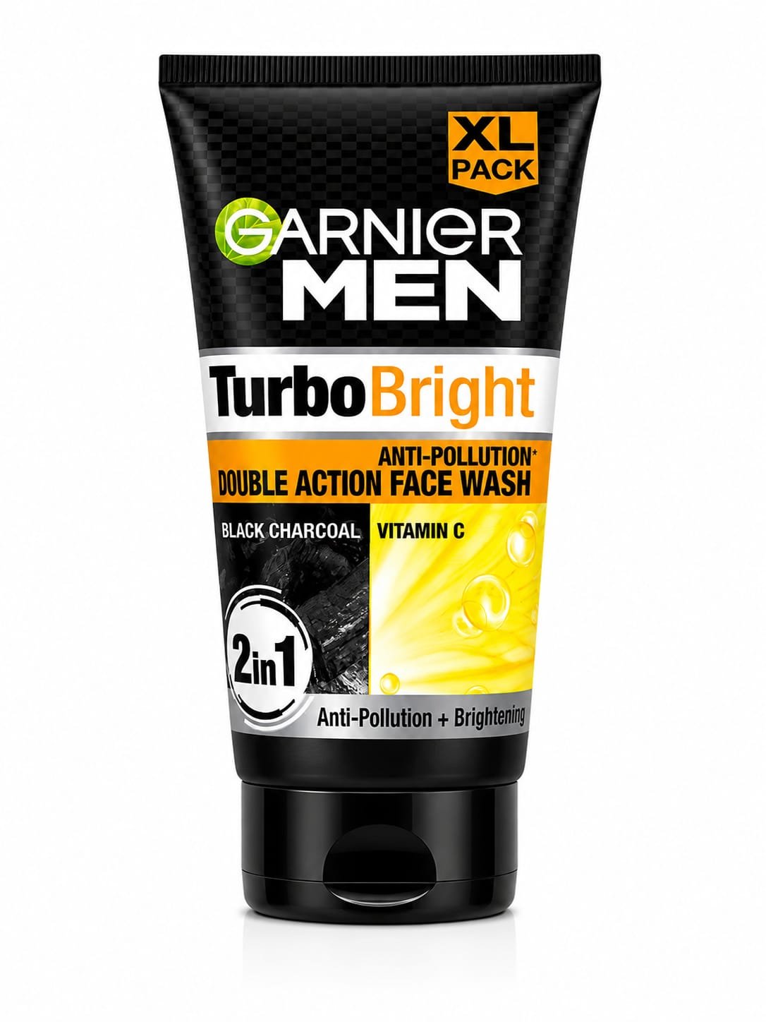 Garnier Men Turbo Bright 2in1 Face Wash 150Gm