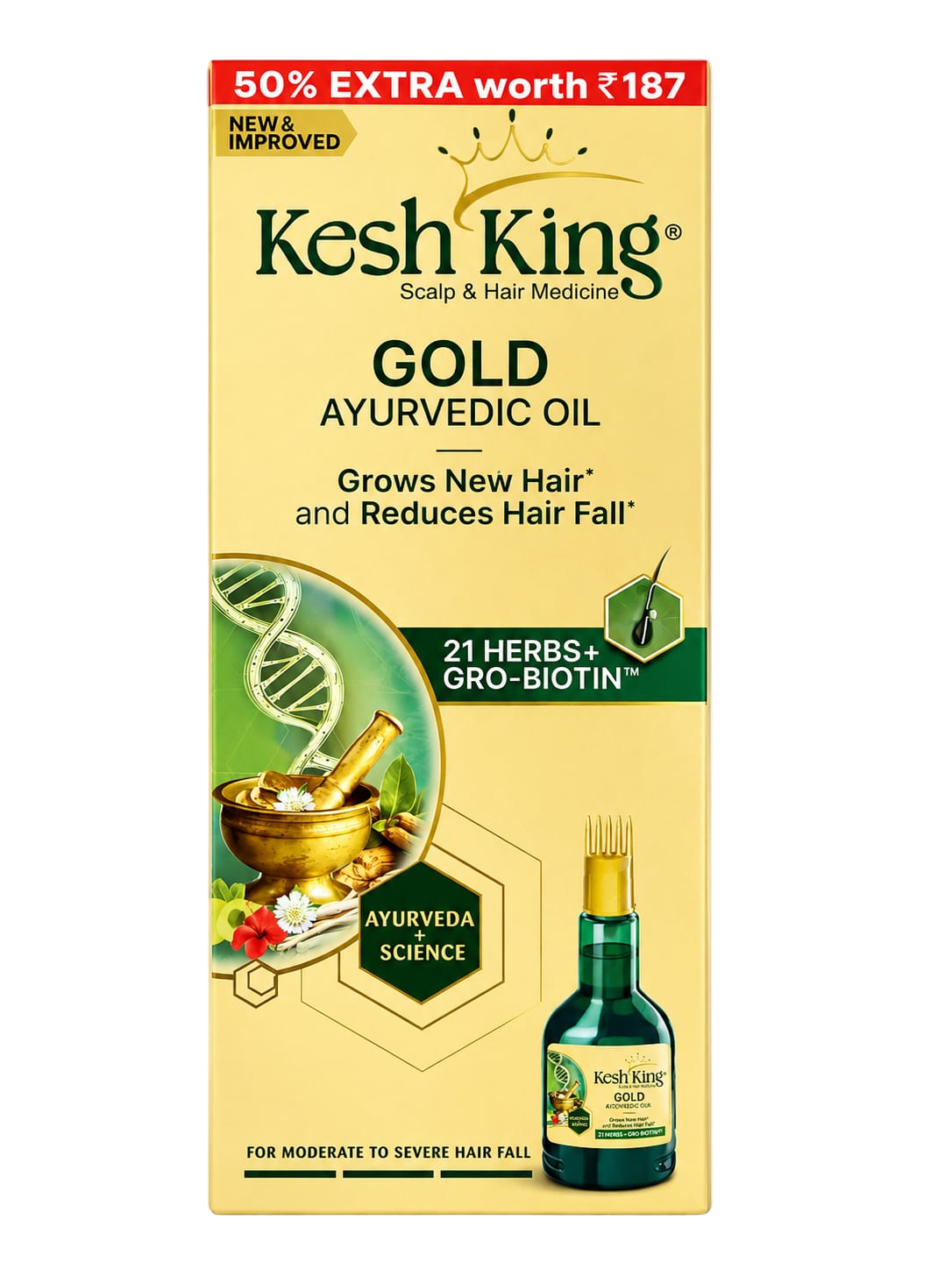 Keshking Gold Ayurvedic Oil 374/-